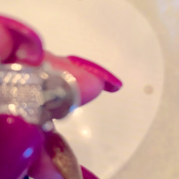 Sterling Silver VTG Post Beaded Hoop Post Earrings 925 - Picture 4 of 8